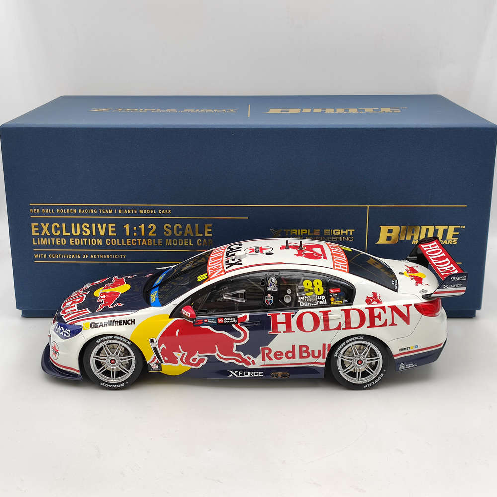 1/12 Scale Red Bull Racing Team Holden VF Commodore V8 2017 Sandown 500 Resin Model Car - Collectible Diecast Racing Toy Gift for Fans & Enthusiasts - Perfect for Display, Racing Collections & Motorsport Decor