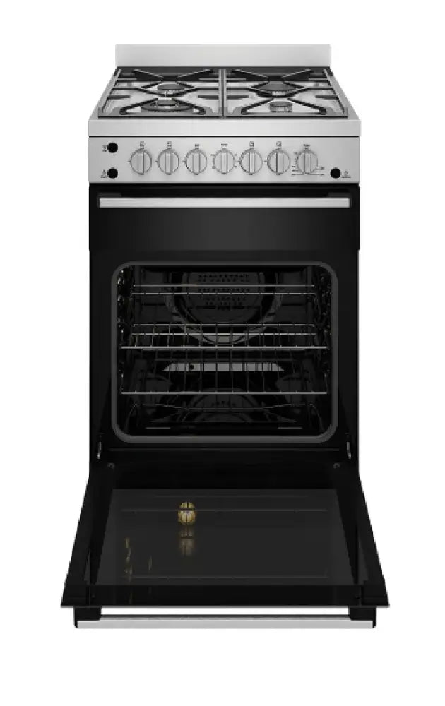 Westinghouse WFG612SCLP 60cm LPG Freestanding Gas Cooker - Stainless Steel Design for Modern Kitchens | Perfect for Home Cooking & Entertaining