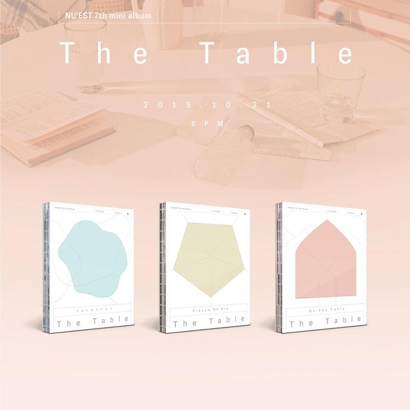 NU'EST 7th Mini Album 'THE TABLE' K-Pop CD + Official Poster - Perfect for K-Pop Fans Collectors and Gift Giving