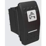 VVAXCXX-100-XHF1 Rocker Switch Actuator - 25 Pack, Heavy Duty Automotive Toggle Switch for Cars, Trucks, Boats & RVs - Perfect for Dashboard, Control Panel & Electrical System Upgrades