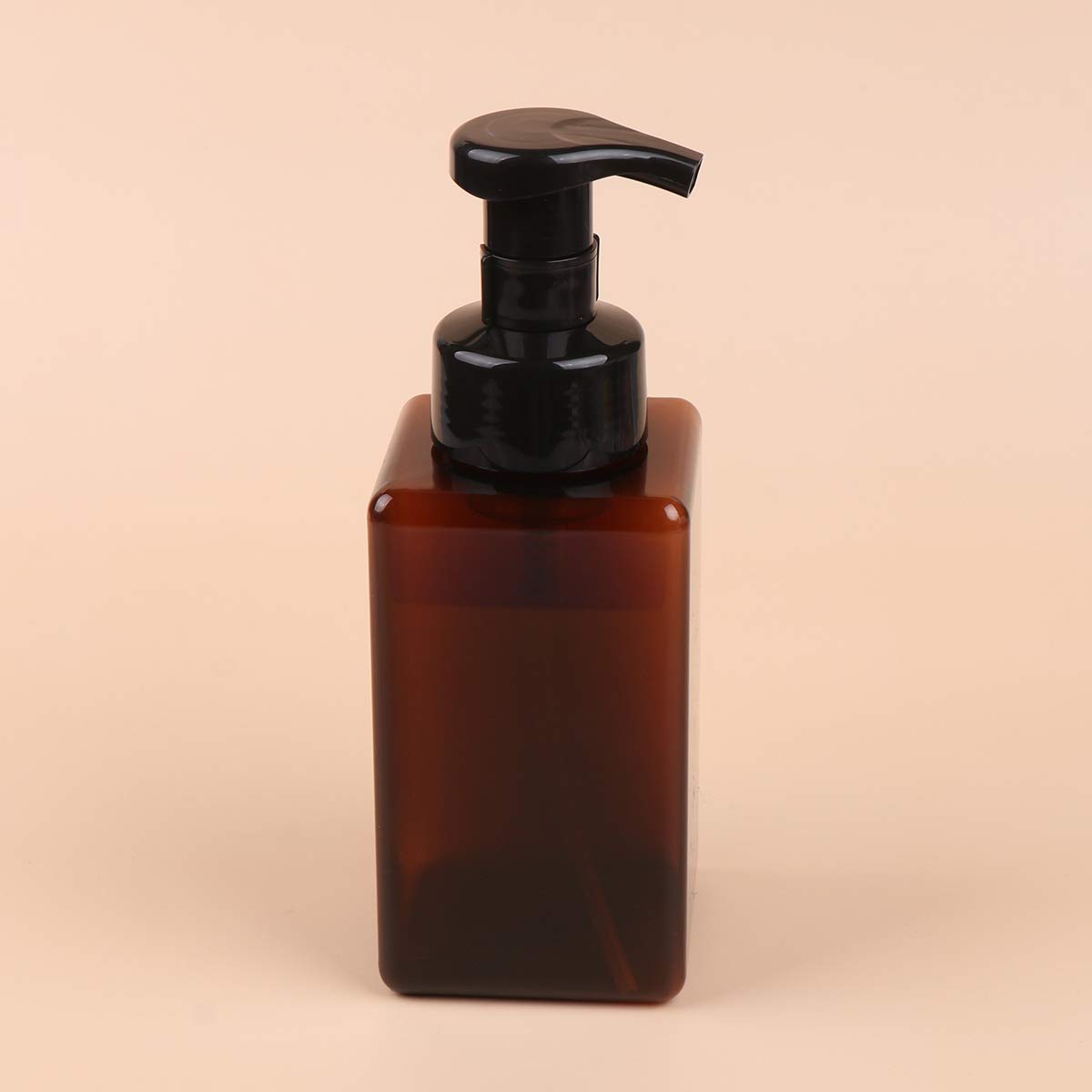 Cabilock 2-Pack Square Foam Soap Dispenser Bottles - Empty Lotion Pump Bottles for Kids, Liquid Soap & Hand Sanitizer - Perfect for Bathroom, Kitchen & Travel Organizer