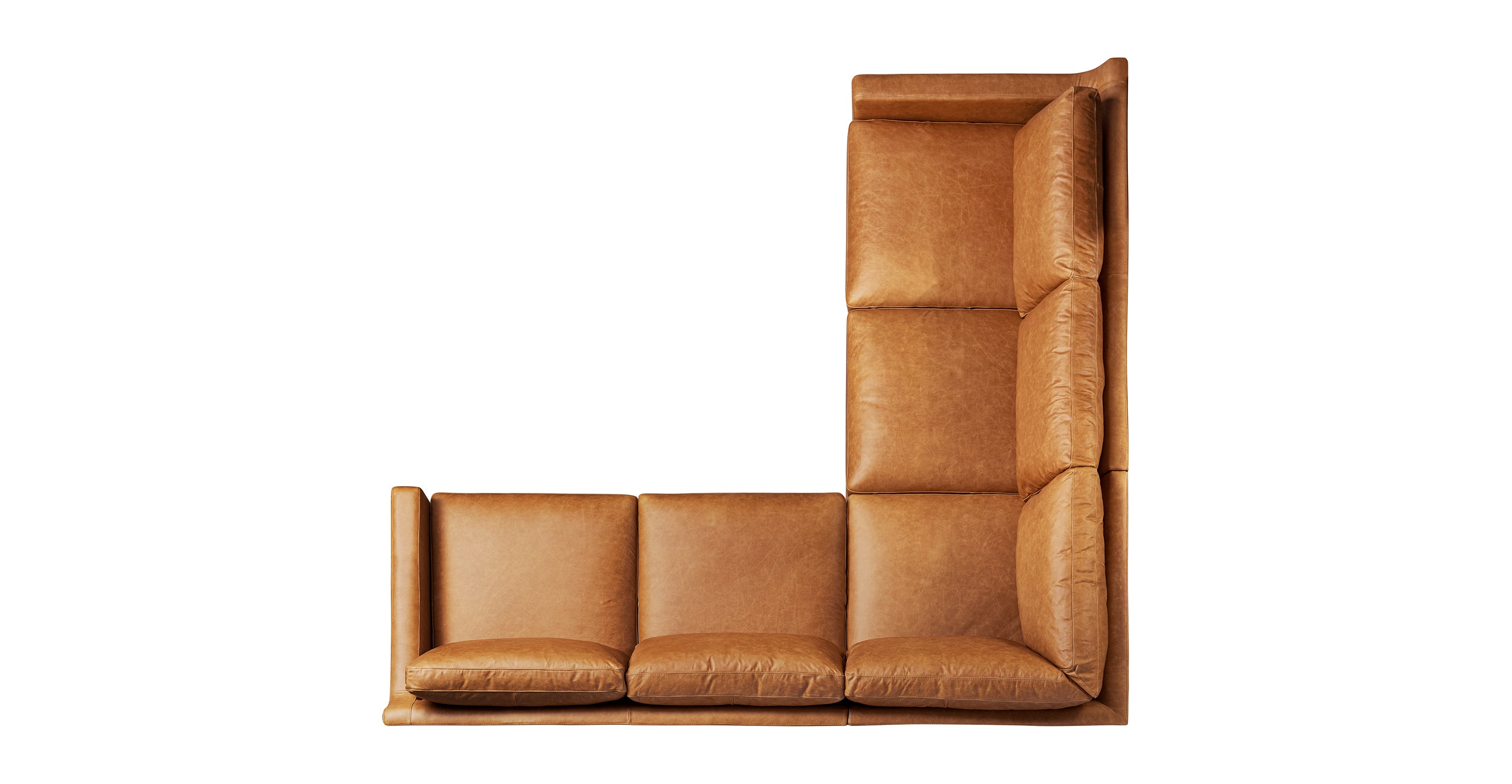 Sorrento Corner Sectional Sofa - Modern L-Shaped Couch for Living Room, Family Room & Lounge - Comfortable Fabric Sectional Sofa with Chaise for Home Decor