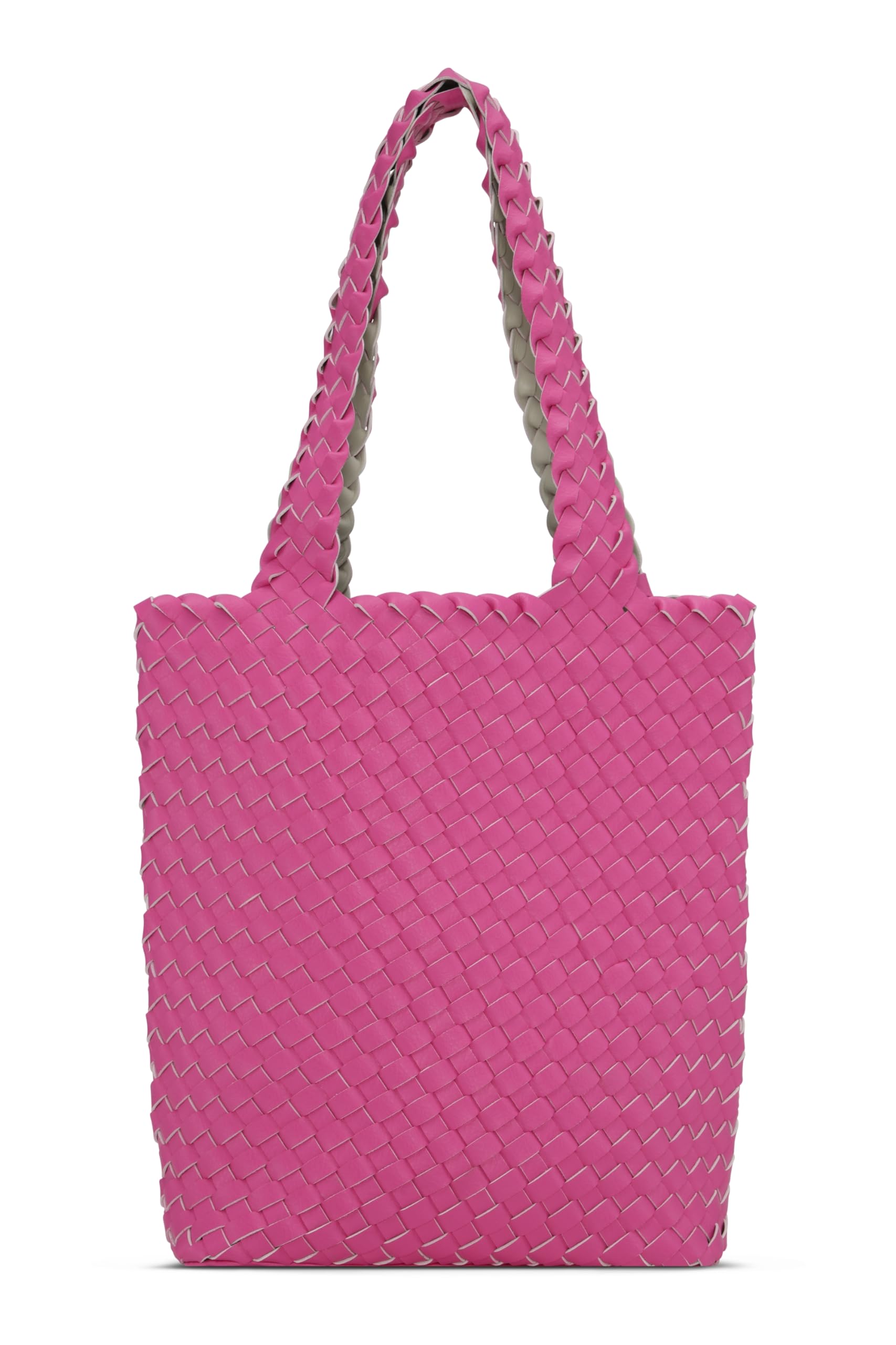 Ilse Jacobsen HORNBAEK Women's BAG08 Mini Woven Tote Bag - Stylish Crossbody Purse for Everyday Use, Travel & Shopping
