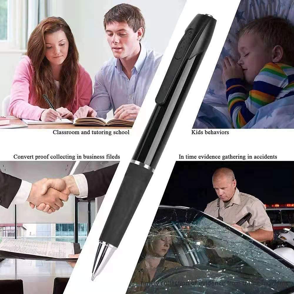 SKY HUB Spy 1080P Full HD Hidden Pen Camera - 100 Minute Battery Life, Pocket Security Camera with Video & Audio Recording for Indoor/Outdoor Use | Perfect for Covert Surveillance, Meetings, Lectures & Evidence Collection