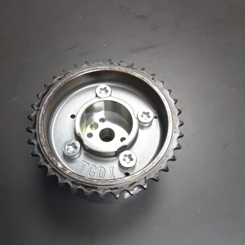 1PCS OE 24370-2B610 SHARP 36 TEETH Engine Timing Sprocket (VVT) Compatible with Hyundai Sonata 9th Gen (EX) - Perfect for Engine Timing System Repair & Maintenance
