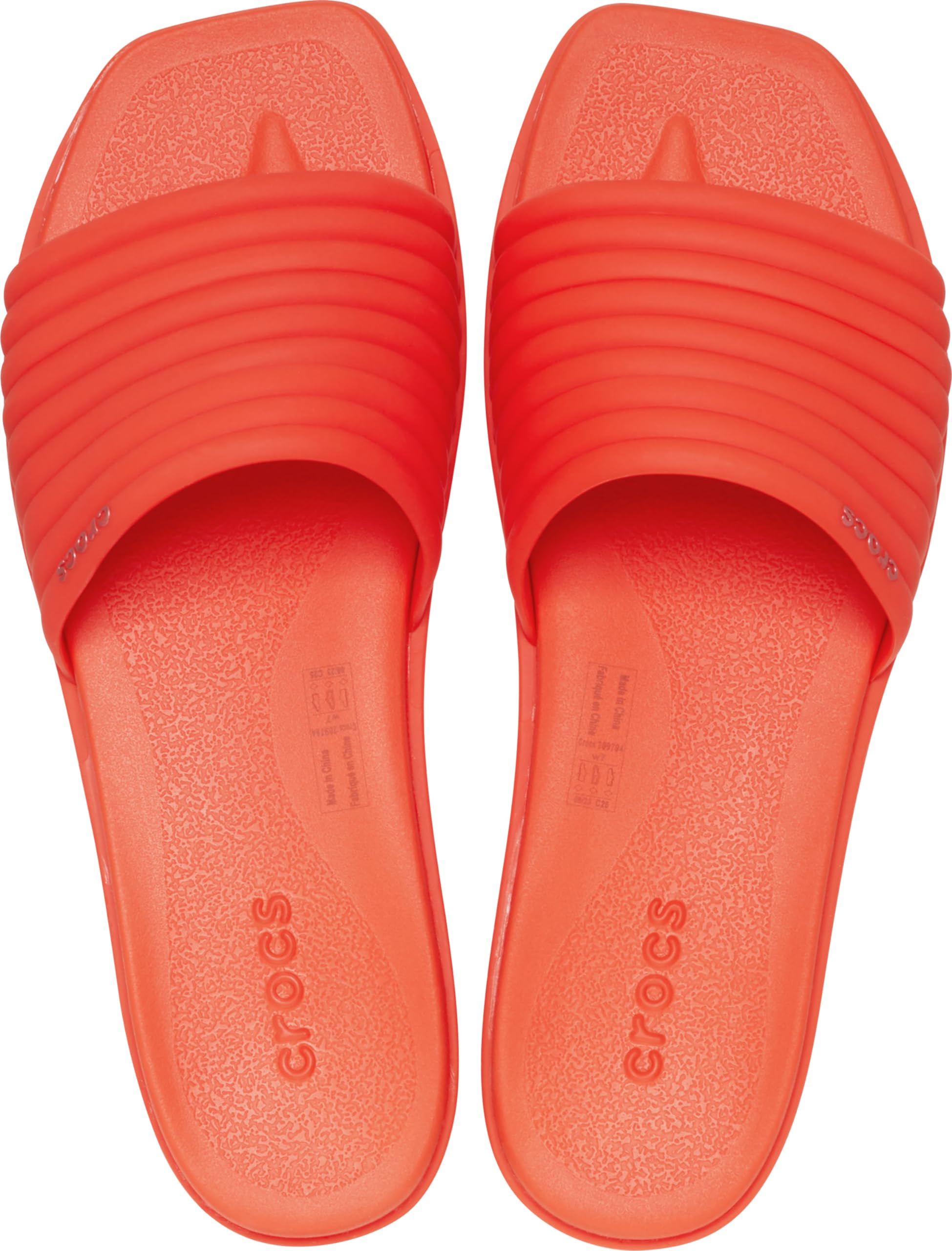 Crocs Women's Miami Slide Sandal - Comfortable Lightweight Beach Sandals for Women | Perfect for Pool, Vacation & Summer Outdoor Activities