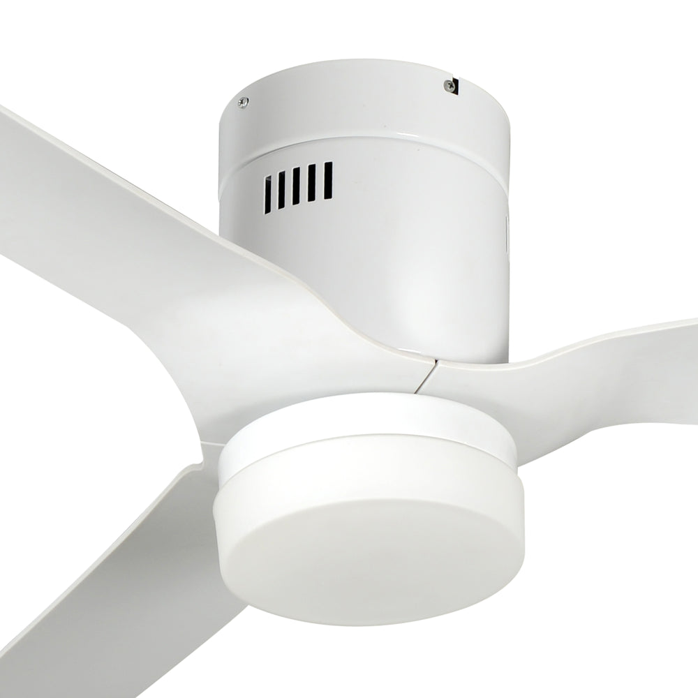 52 Inch Striver Low Profile Smart Ceiling Fan with LED Light and Remote Control - Perfect for Bedroom, Living Room, and Office Spaces