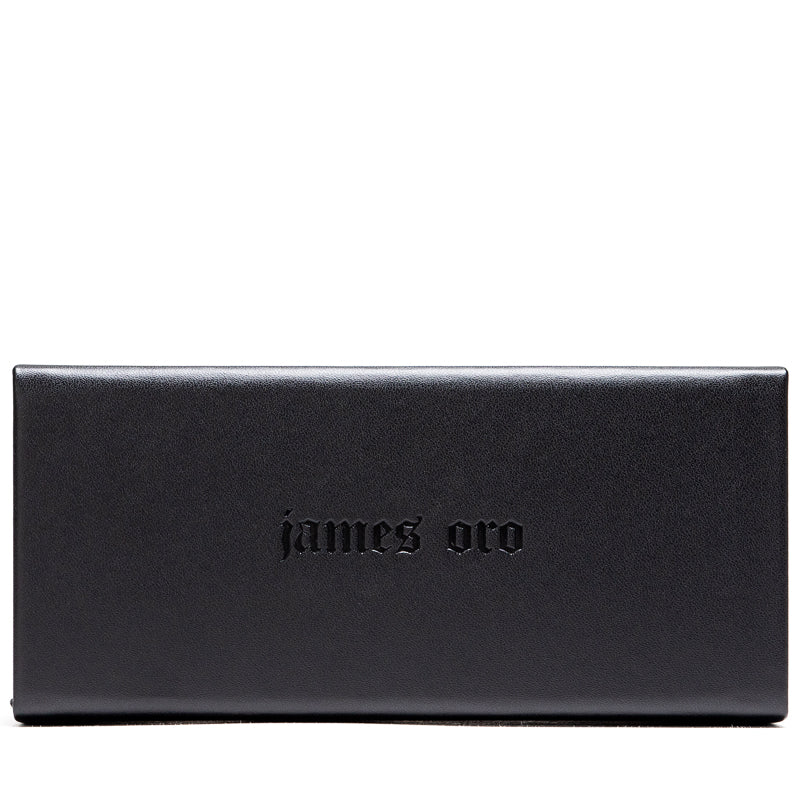 James Oro Javelin Sunglasses - Black Tint Lens with Black Frame - UV Protection Polarized Shades for Running, Driving & Outdoor Sports