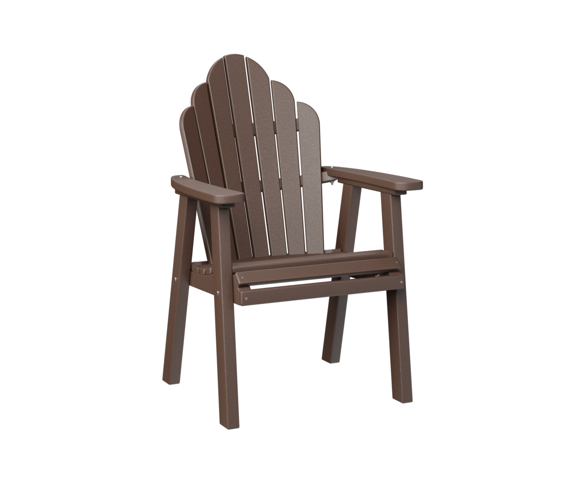 Berlin Gardens Cozi Back Dining Chair - Comfortable Patio & Outdoor Dining Chair for Garden, Deck, and Restaurant Use