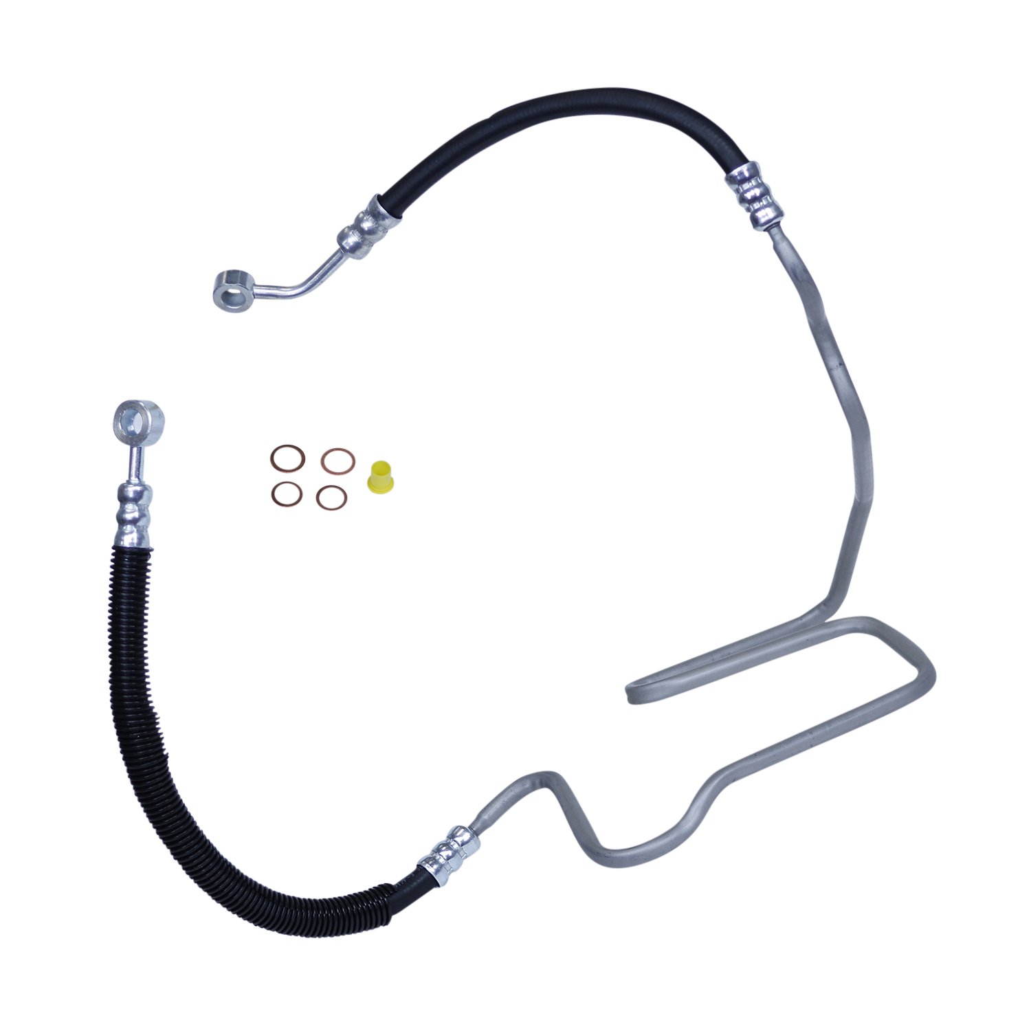 Plews & Edelmann 92561 Power Steering Pressure Line Hose Assembly - Replacement for 2005-2002 Volkswagen Golf & Jetta with Manual Transmission & AC | Perfect for DIY Car Repairs & Maintenance
