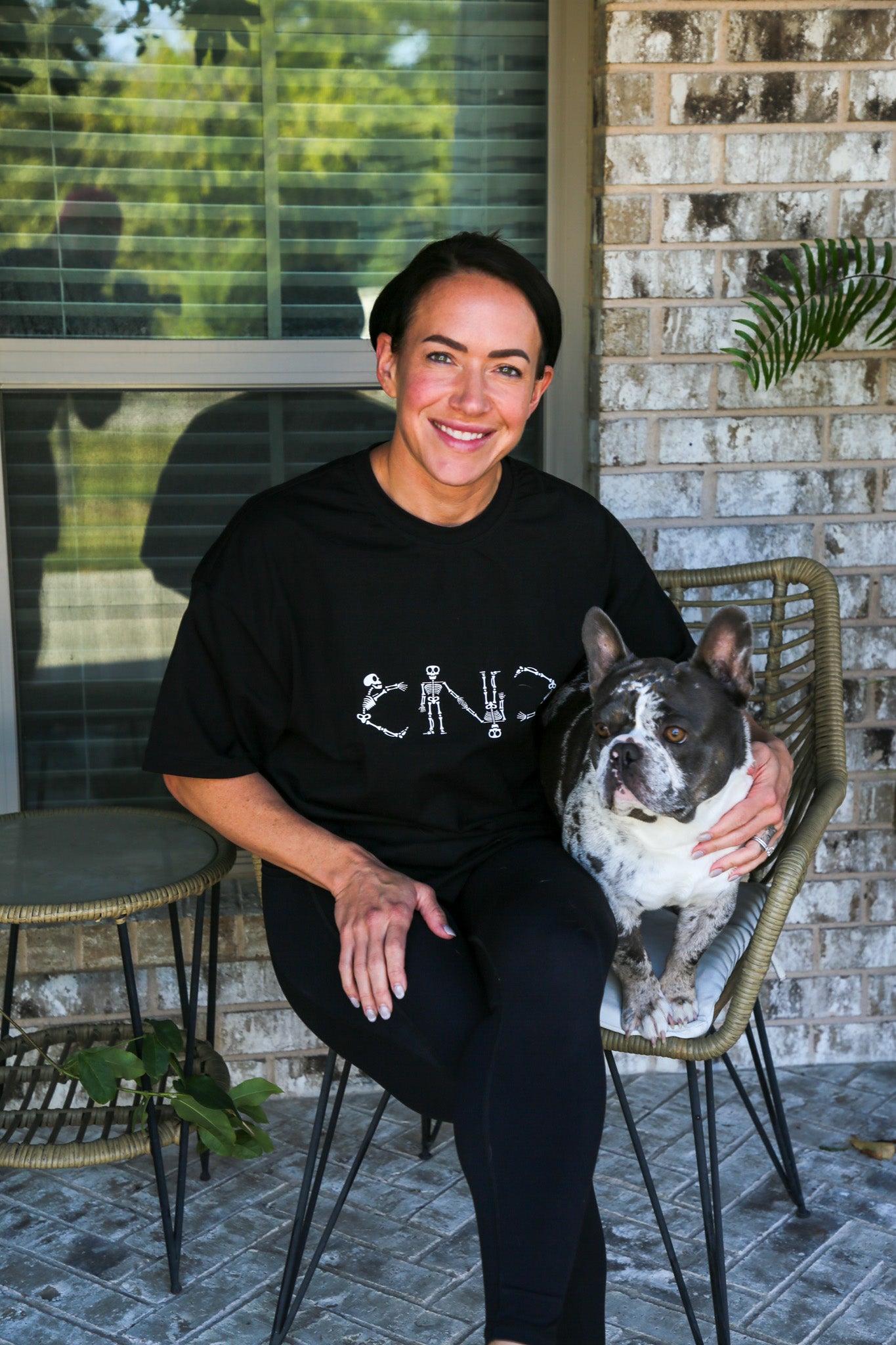 Oversized Black Bones Graphic T-Shirt for Men & Women | Soft Cotton Streetwear Tee | Casual Wear, Layering, and Urban Fashion