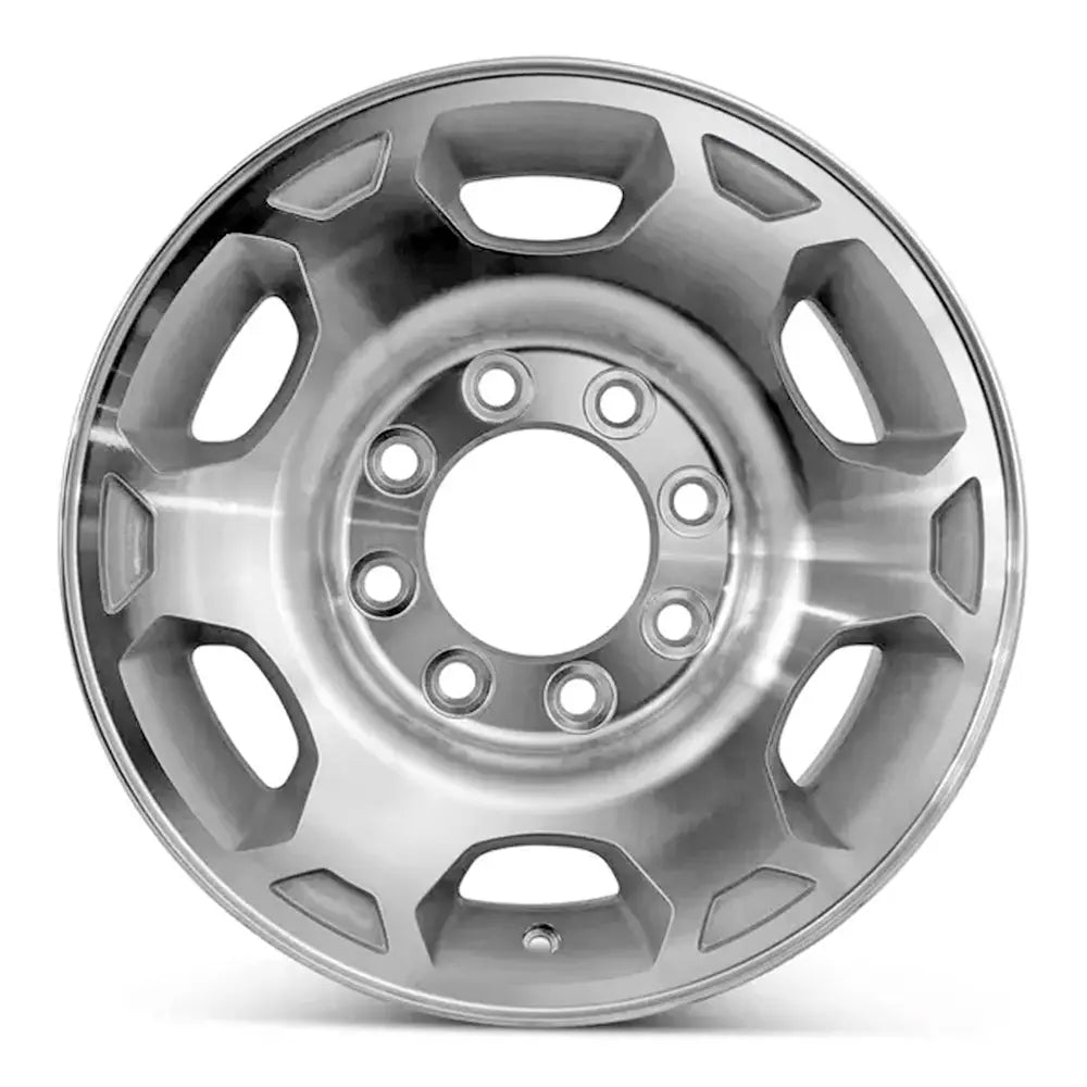 17 Inch GM Trucks Wheel Replacement - Machined Silver Replica Rim 5293 9597828 | Durable Alloy Wheels for Chevy Silverado, GMC Sierra | Perfect for Off-Roading & Highway Driving