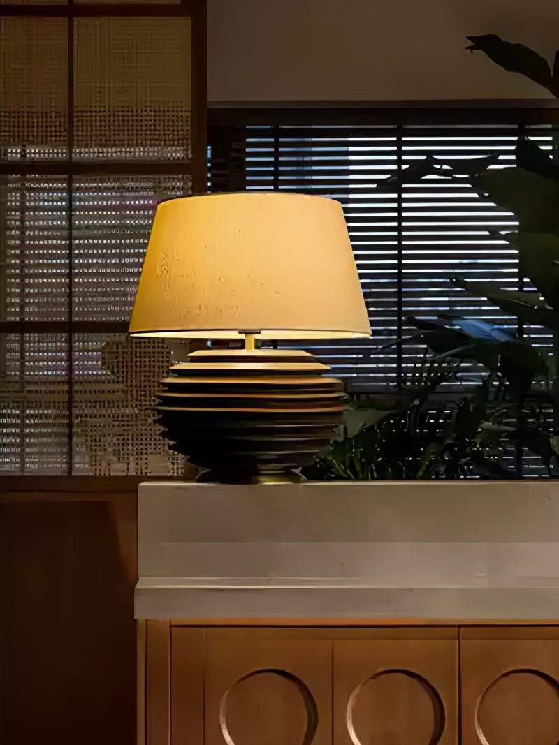 Stylish Cadence Table Lamp - Modern LED Bedside Lighting for Bedroom, Living Room & Office - Warm White & Cool White Dimmable Desk Lamp