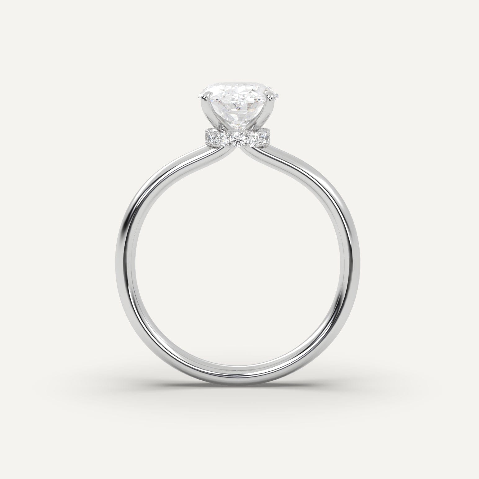 2 Carat Oval Cut Diamond Engagement Ring for Women - Elegant Solitaire Wedding Band, Perfect for Proposals, Anniversaries & Special Occasions
