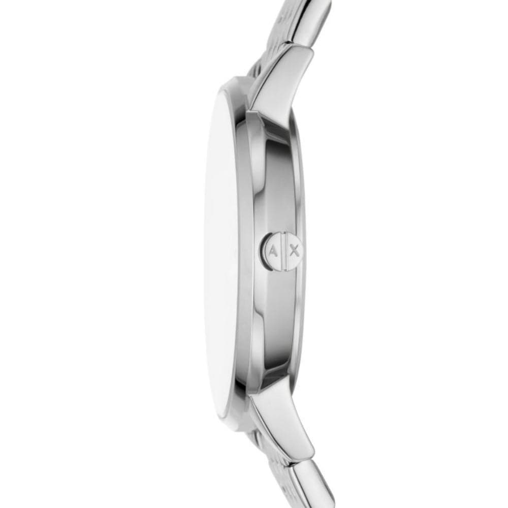 Armani Exchange Women's Watch AX5578 - Silver Dial & Stainless Steel Strap | Fashion Accessory for Work, Party & Everyday Wear