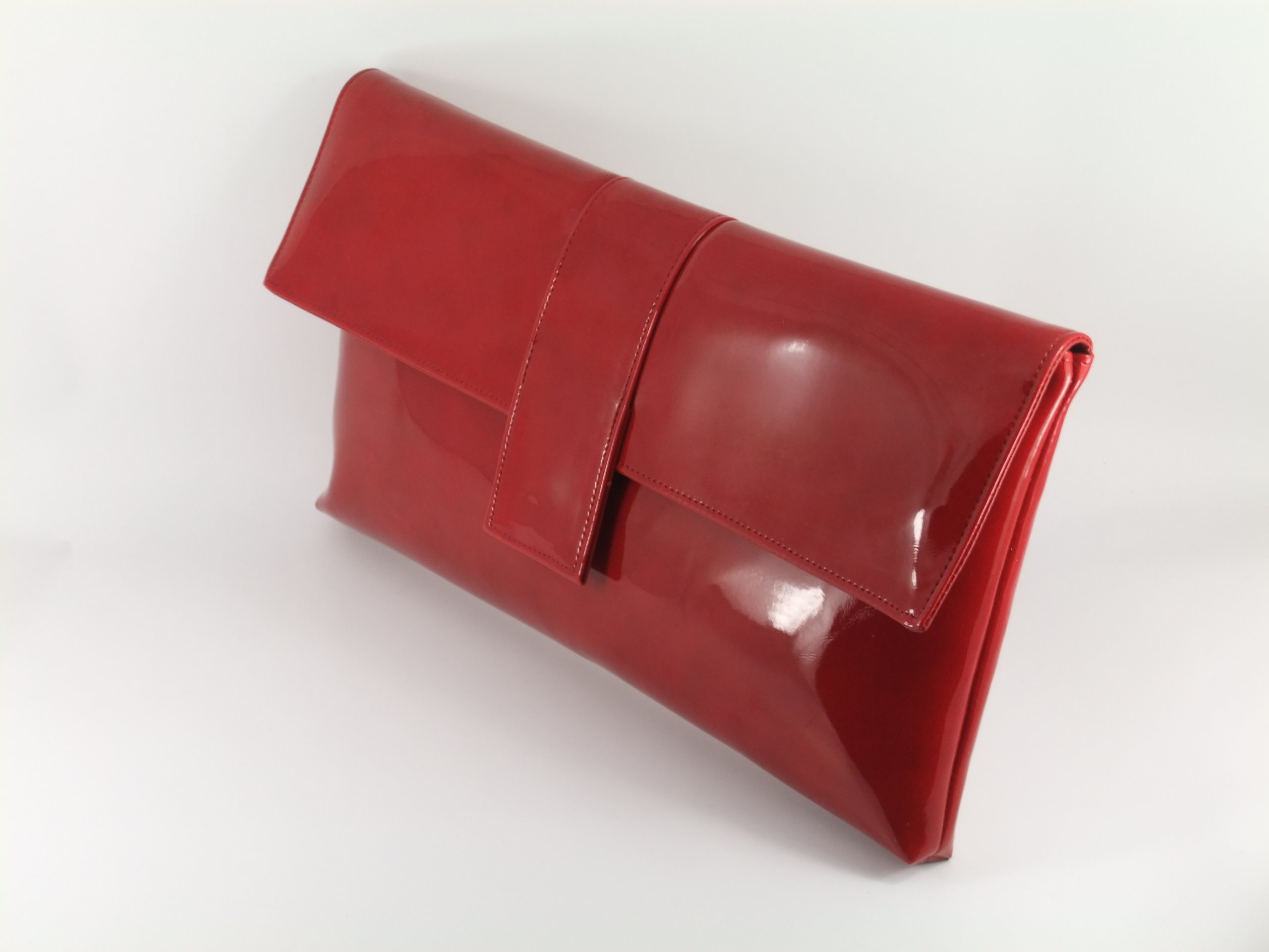 LONI Women's Faux Patent Leather Large Clutch Shoulder Bag for Wedding, Party, Prom - Elegant Evening Purse for Formal Events, Date Night & Special Occasions