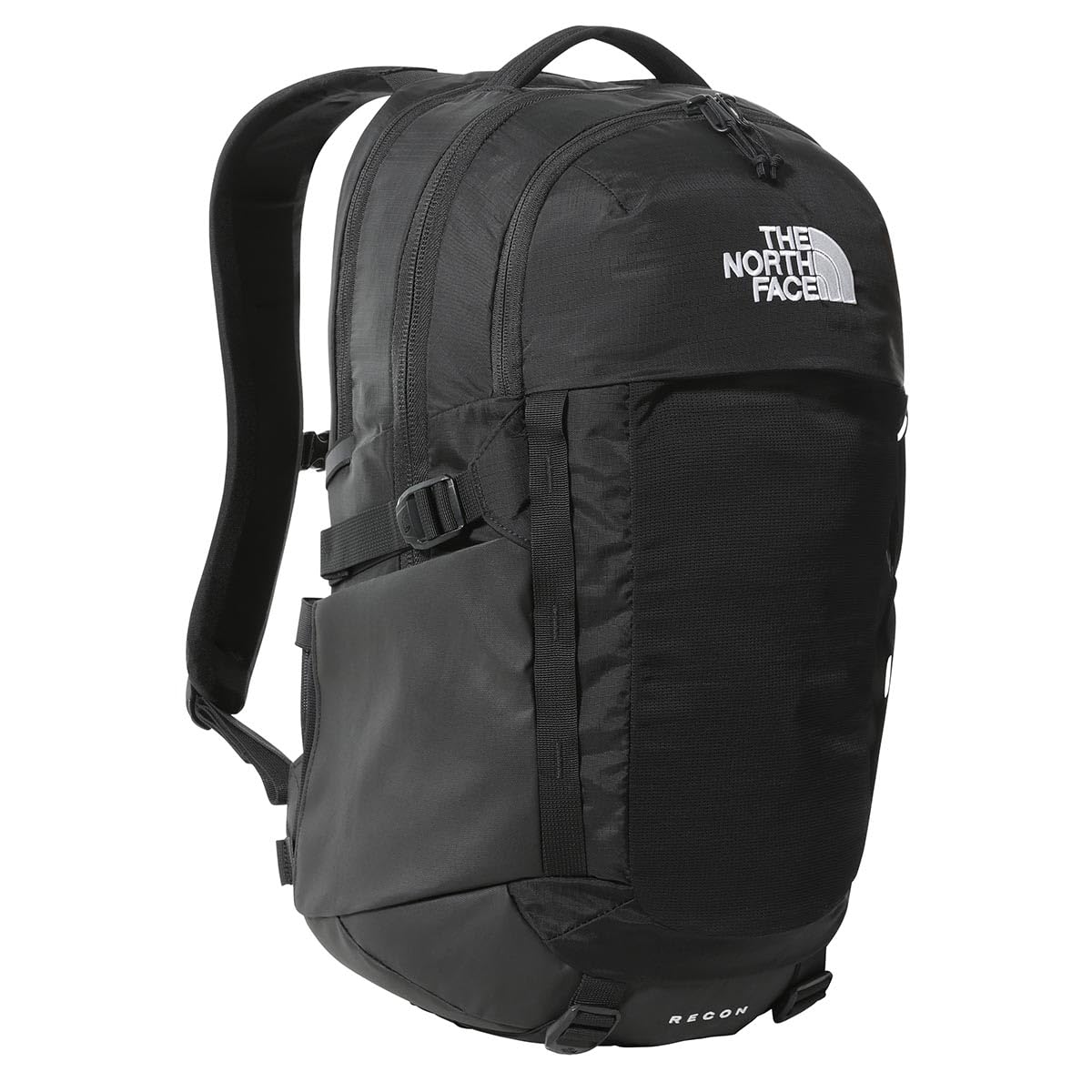 THE NORTH FACE Recon Everyday Laptop Backpack - Durable TNF Black/TNF Black - Perfect for Work, School & Travel - One Size Fits All