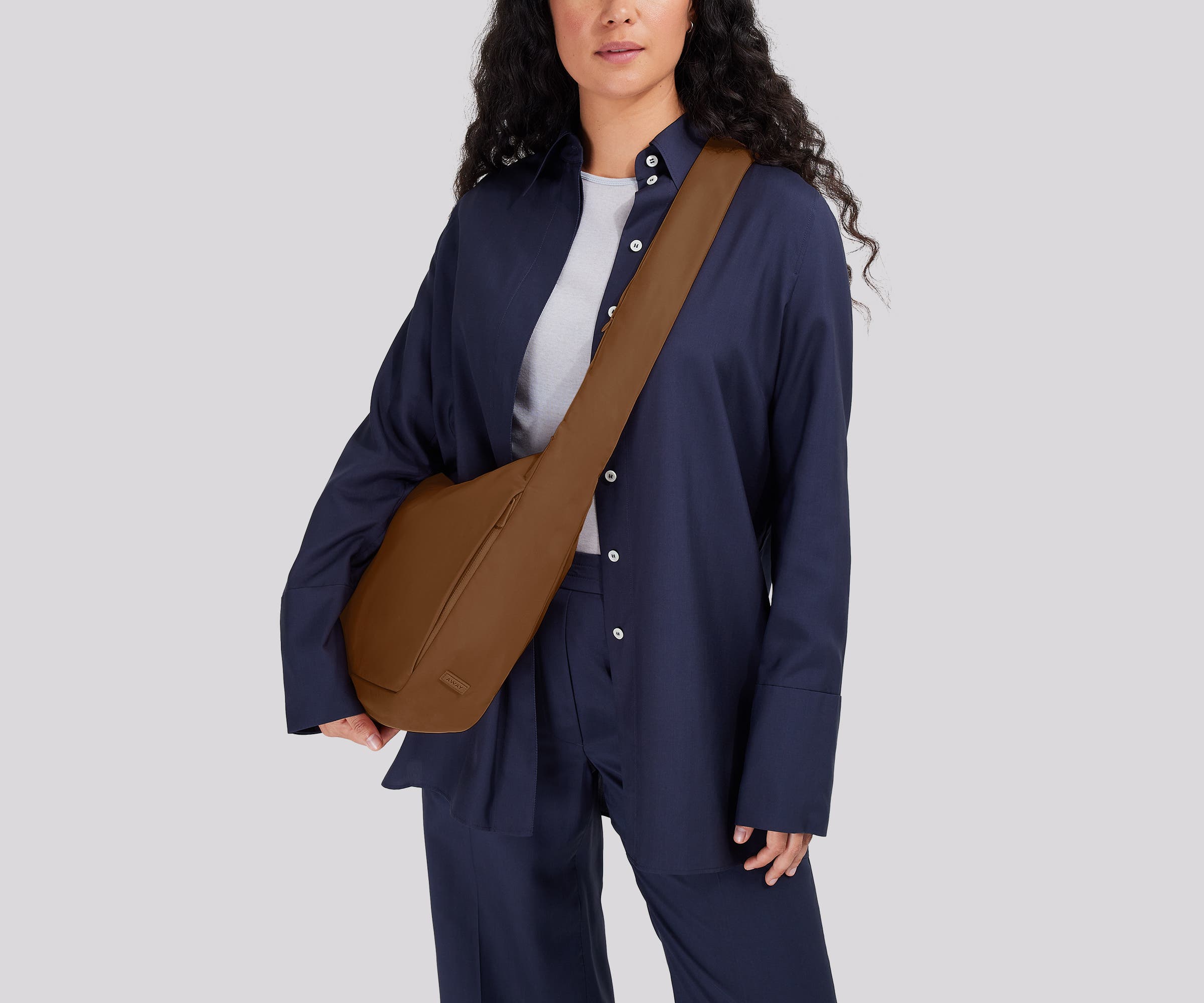 Featherlight Crossbody Bag in Amaro Brown - Stylish & Comfortable Shoulder Purse for Women - Perfect for Travel, Shopping & Everyday Use