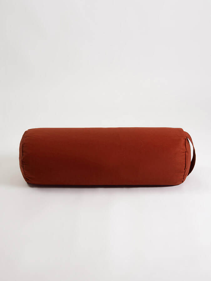 Organic Cotton Buckwheat Meditation Bolster Cushion for Yoga & Zen Relaxation - Perfect for Yoga Studios, Home Meditation & Stress Relief