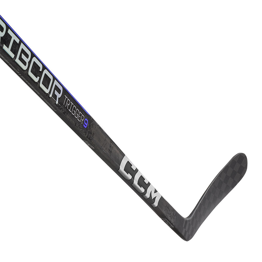 CCM Ribcor Trigger 9 Intermediate Ice Hockey Stick - Lightweight Composite Hockey Stick for Youth & Adult Players - Perfect for Ice Hockey Training & Competitive Games