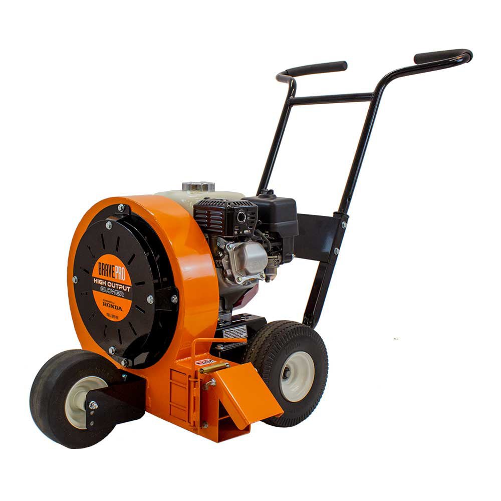 Brave Walk Behind Leaf Blower - High Output 344 CFM with Honda GX160 Engine - Perfect for Yard Cleanup & Commercial Landscaping