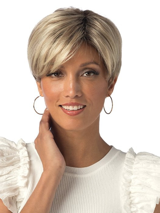 Ember Synthetic Lace Front Wig with Mono Top - Natural Looking Human Hair Wig for Women - Perfect for Daily Wear, Cosplay & Special Occasions