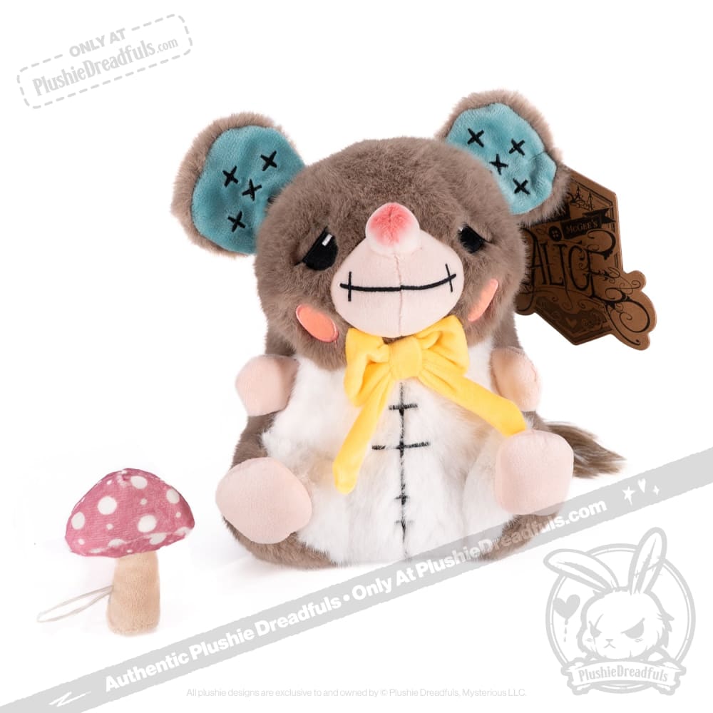 Victorian Style McGee's Dormouse Plush Toy - Cute Stuffed Animal for Kids & Collectors | Perfect for Nursery Decor, Gift Giving & Themed Parties