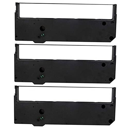 DEC LG-01/LG-02 Compatible Printer Ribbons - 3 Pack Black Ink Cartridges (LGXXR-04_3PK) - Perfect for Office Printing, Shipping Labels & Receipts