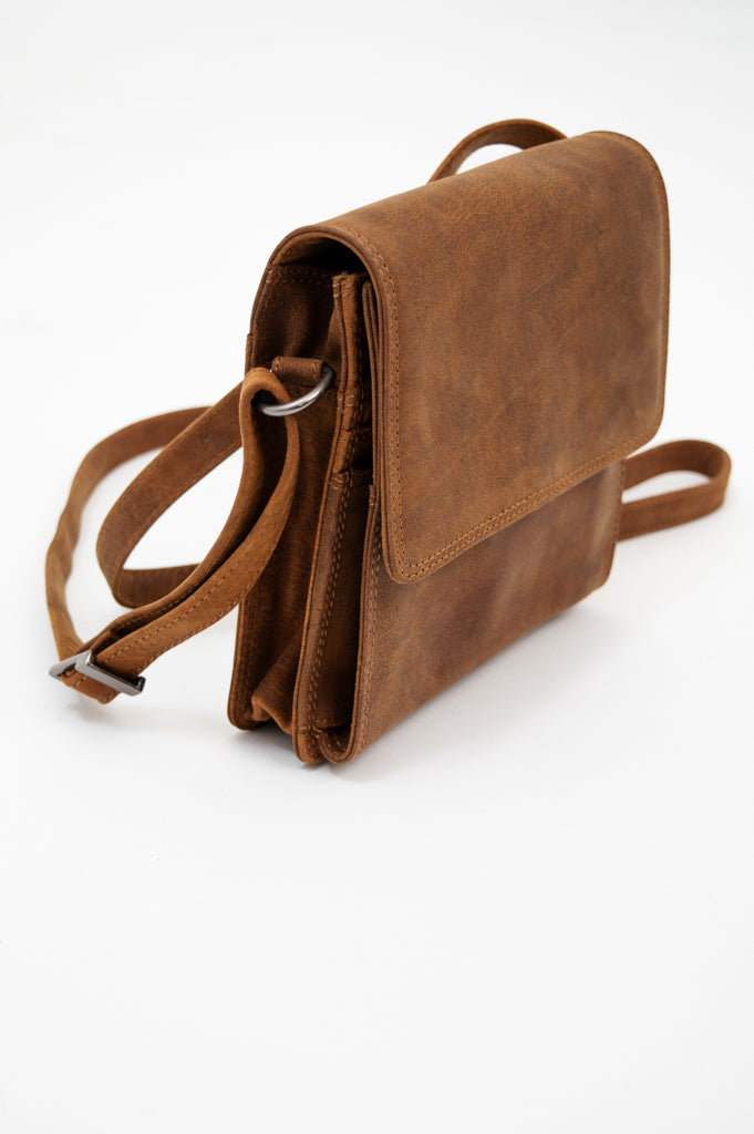 Adrian Klis 2455 Cross Body Bag - Genuine Buffalo Leather Handbag for Women - Perfect for Work, Travel & Everyday Use
