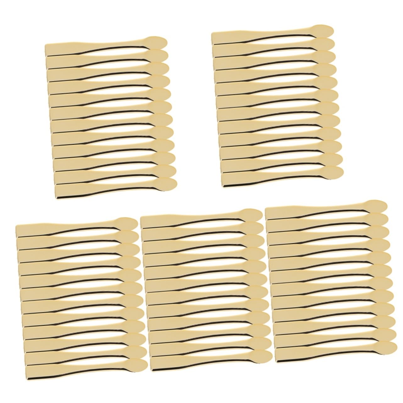 60 Pcs Mini Makeup Spatulas - Cosmetic Face Spoons & Cream Applicators for Skincare, Foundation, Lip Balm | Perfect for DIY Beauty, Travel Kits & Salon Use