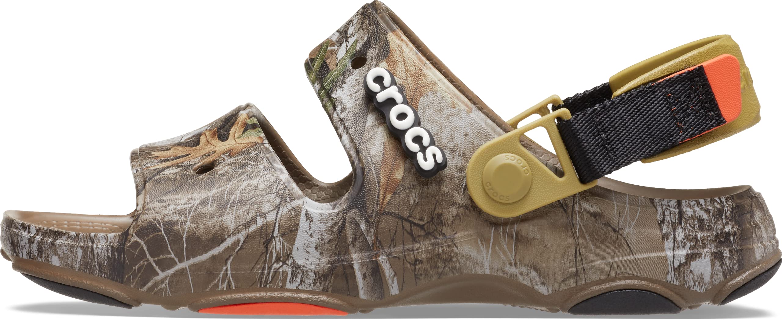Crocs Unisex Classic All Terrain Sandals for Men & Women - Comfortable Outdoor Water Shoes for Hiking, Beach, and Camping | Realtree Camo Design
