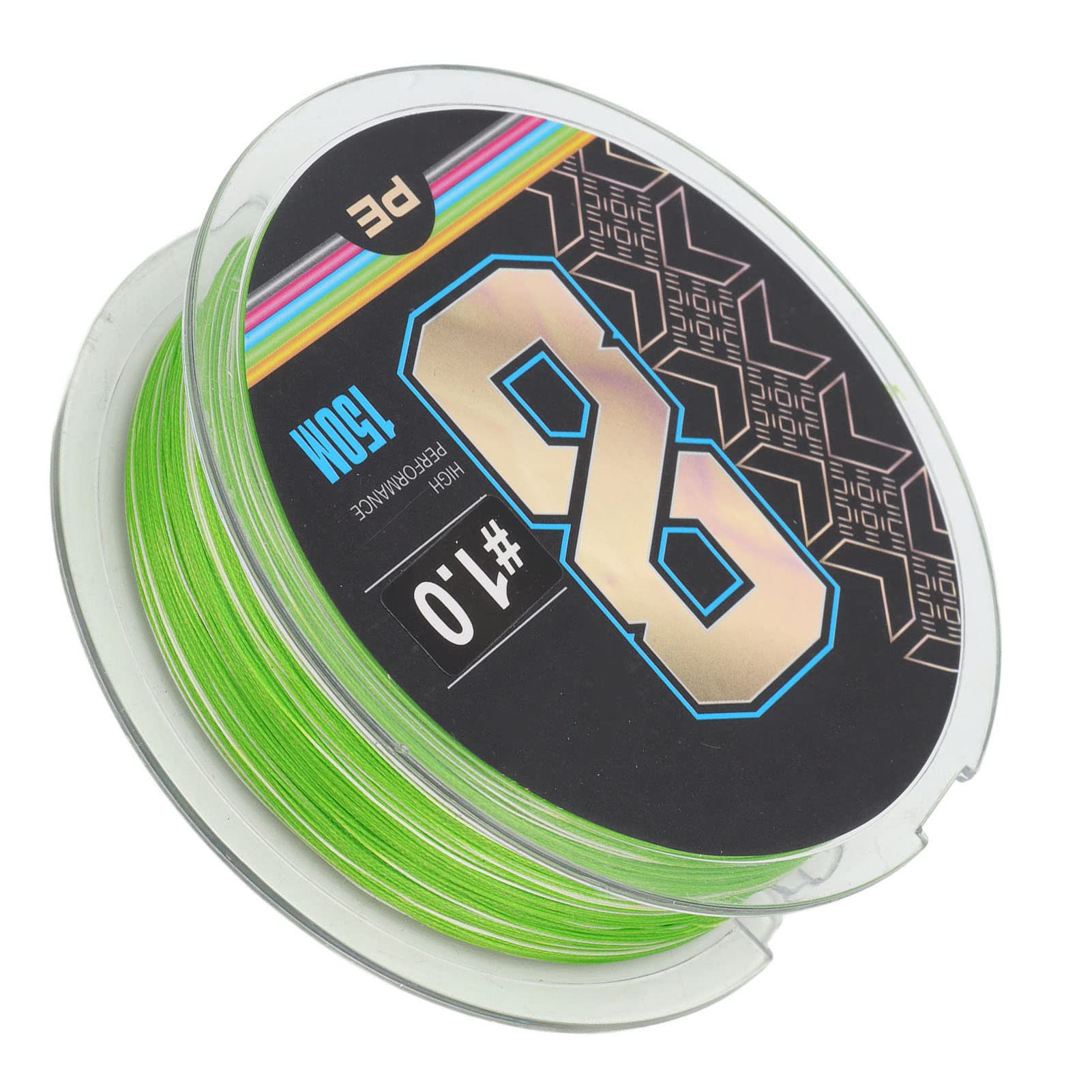 Ubersweet® 150m PE Fishing Line - High Strength, Fade Resistant Braided Line for River Fishing (1.0#) - Perfect for Freshwater Angling, Casting, and Trolling