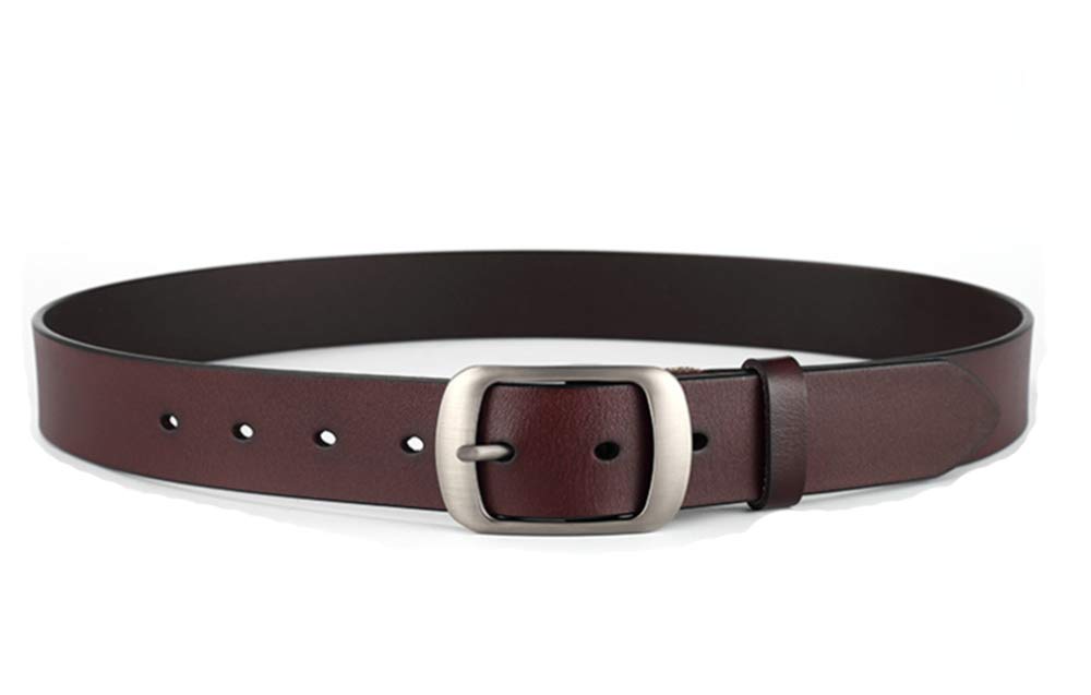 Women's Fashion Leather Belt - Genuine Cowhide Casual Belt for Jeans - Wild Style Simple Design - Perfect for Everyday Wear & Outfit Accessories