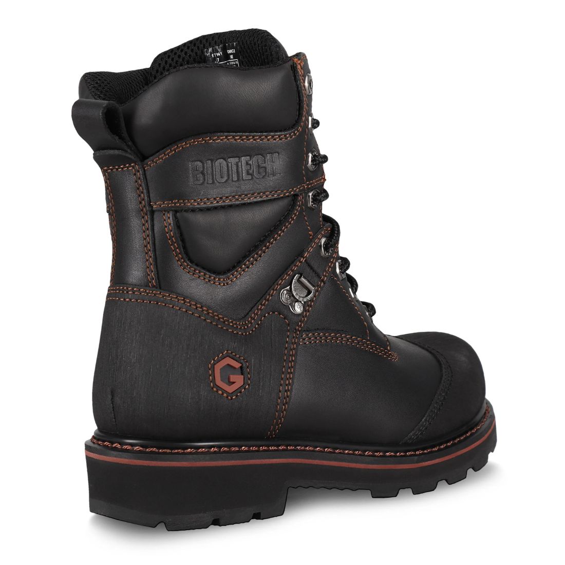 JB Goodhue Bionic5 Men's 8 Composite Toe Work Boot 17141 - Lightweight Safety Shoes for Construction, Warehouse & Outdoor Work
