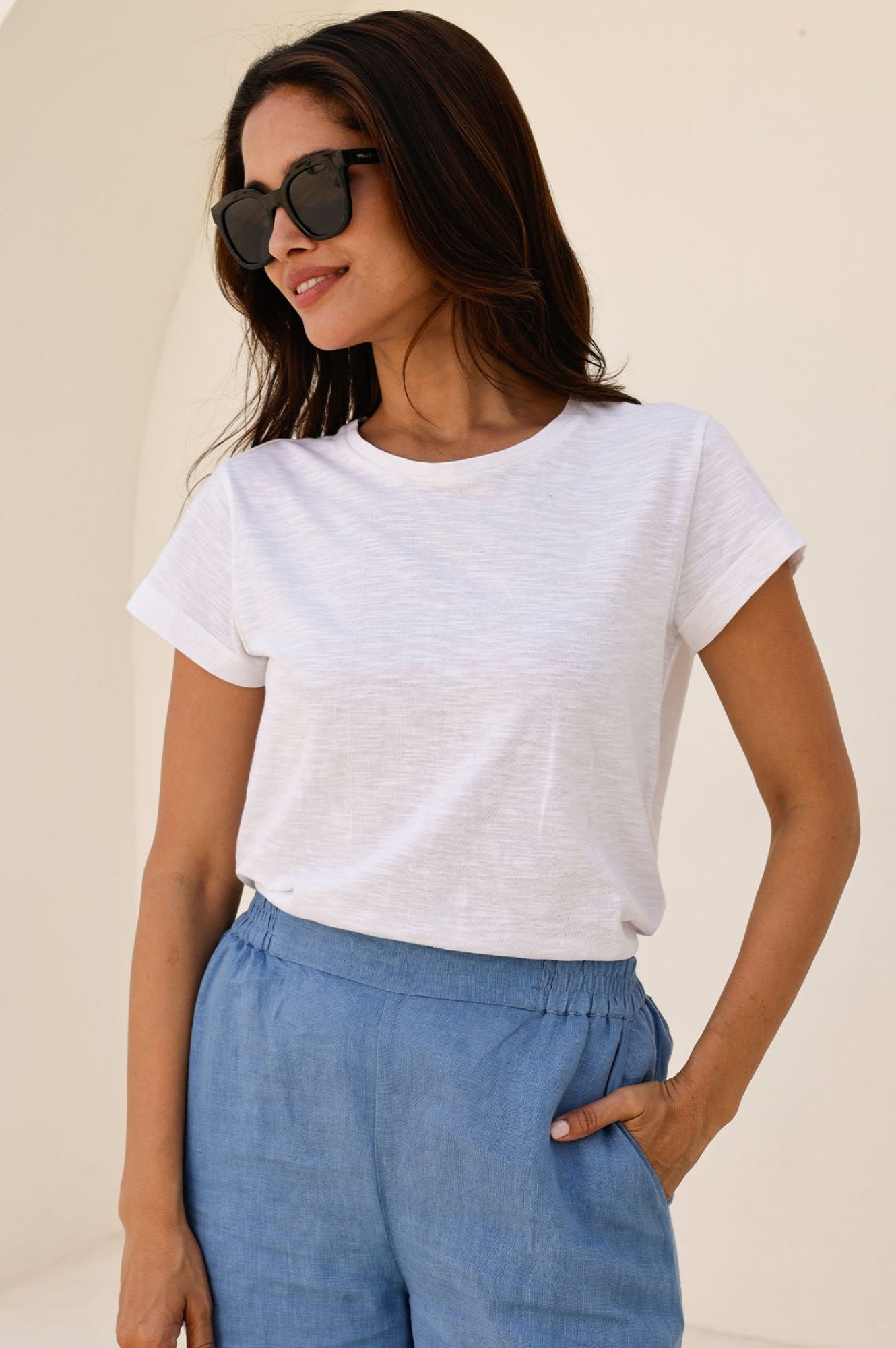 Men's Short Sleeve T-Shirt - Soft Cotton Crew Neck Tee for Casual Wear | White | Perfect for Everyday Outfits, Gym & Lounge