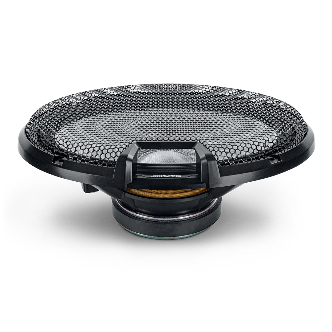 Alpine R2 S69C 6x9 2-Way High Resolution Component Car Speakers - 300W Power - Perfect for Car Audio Upgrades & Enhanced Sound Quality