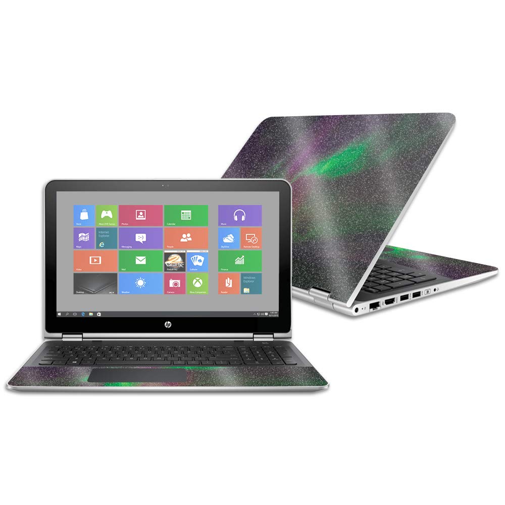 MightySkins Glossy Glitter Skin Cover for HP Pavilion x360 15.6