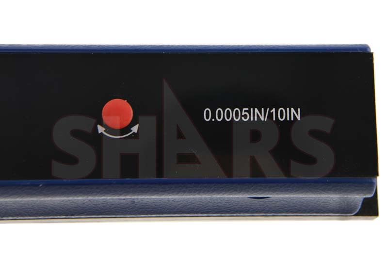 Shars 12 Inch Master Precision Level - Cast Iron Body Machinist Tool with Fitted Box (Model 303-9503 R) | Perfect for Metalworking, Woodworking & Machine Alignment