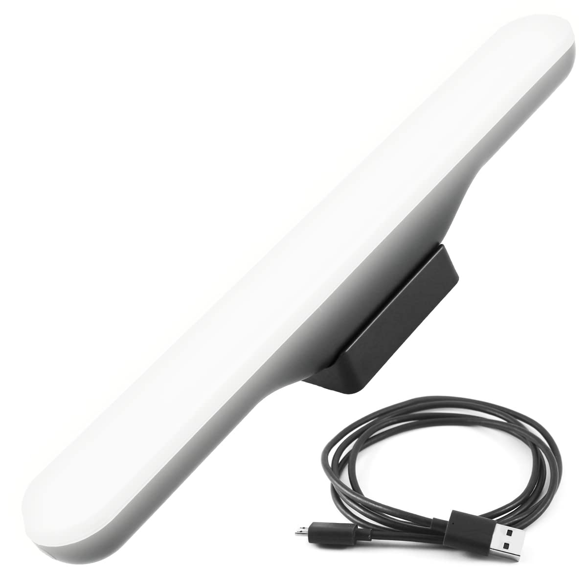 Dimmable LED Reading Light Bar - USB Rechargeable Wall Mounted Lamp with 3 Color Temperatures & 2300mAh Battery - Perfect for Bunk Beds, Study Rooms, and Nighttime Reading - Magnetic Mount Touch Control Stick Light