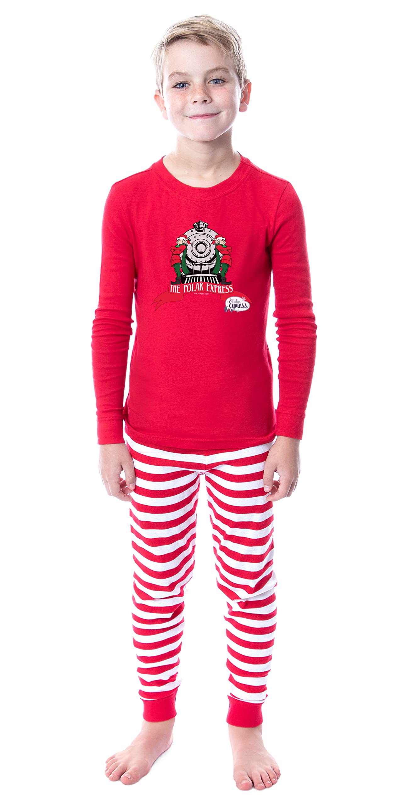 INTIMO Polar Express Unisex Pajama Set for Kids & Adults - Family Matching Christmas Train Movie Themed Sleepwear | Cozy Holiday Pajamas for Movie Nights & Christmas Morning