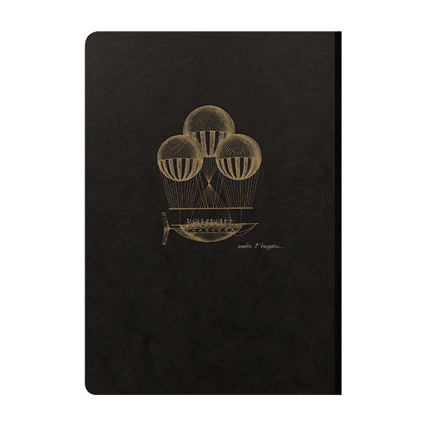 Clairefontaine Flying Spirit Clothbound Notebook A5 - Premium Lined Journal for Writing, Sketching & Note Taking - Perfect for Students, Artists & Professionals - Office, School & Travel Use