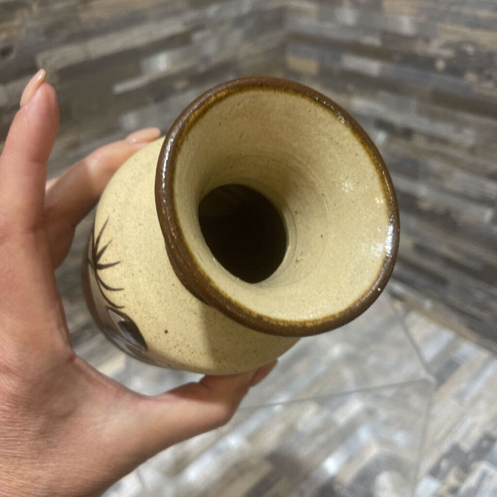 Handmade Kokopelli Ceramic Vase - Southwestern Decor, 3.5