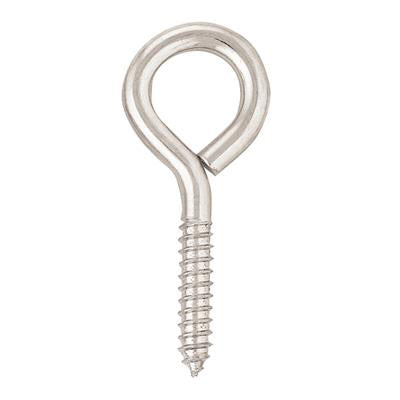 3 Pack Heavy Duty Eye Screws - Stainless Steel Hanging Hooks for Indoor/Outdoor Use - Perfect for Hanging Plants, Lights, and Decorations