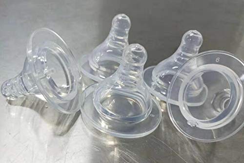 WOIWO 5PCS Wide Neck Baby Pacifiers - BPA Free, Orthodontic Nipple for Breastfed Infants, Sensitive Feeding Pacifier Set with Cross Hole Design | Perfect for Newborns, Travel & Soothing Fussy Babies