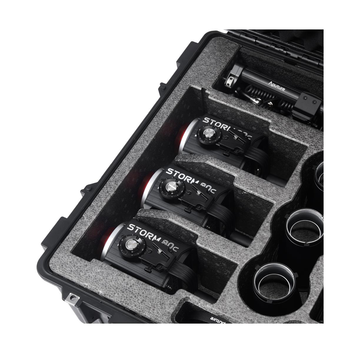 Aputure STORM 80c BLAIR CG Full Color LED 3 Light Kit - Professional RGBWW Lighting for Photography, Videography & Live Streaming - Perfect for Studio, YouTube & Content Creation