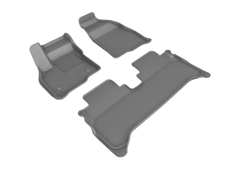 3D MAXpider Custom Fit All-Weather Floor Mats for 2022 Chevrolet Bolt EUV - Kagu Gray - Front & Rear Row Coverage - Durable & Easy to Clean - Perfect for Daily Commute, Road Trips & Family Adventures