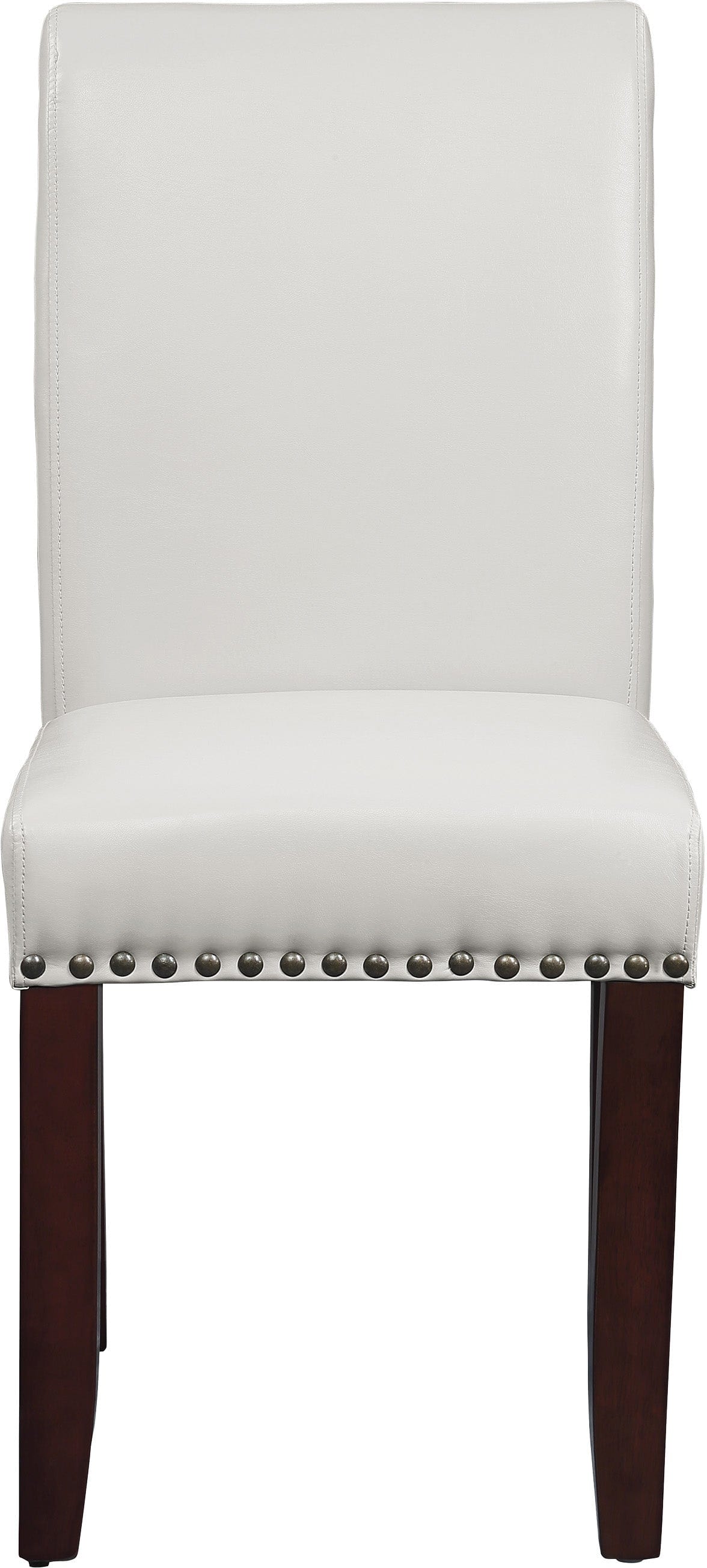 Office Star Parsons Dining Chair - Modern Wooden Dining Chair with Upholstered Seat [MET87] - Perfect for Kitchen, Dining Room, and Office Use