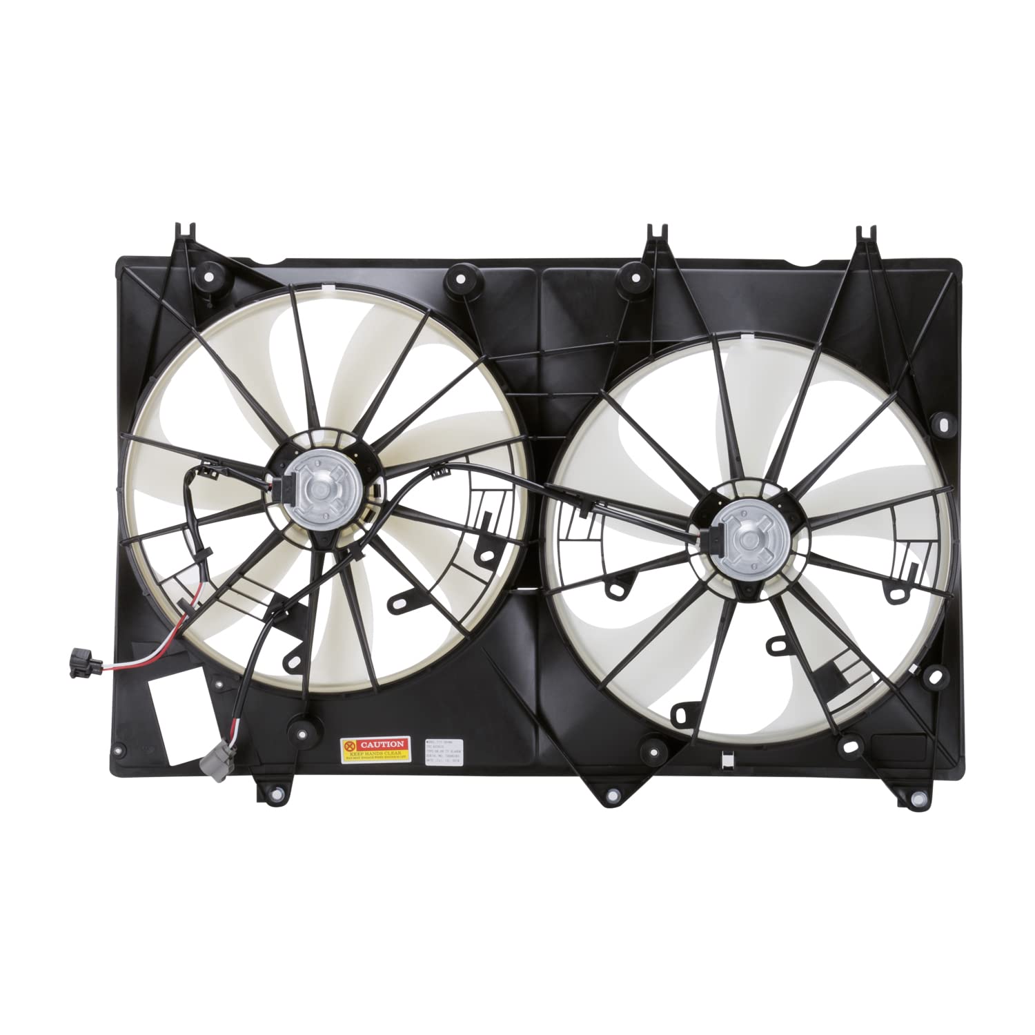 TYC 622010 Cooling Fan Assembly Replacement for 2008-2013 Toyota Highlander - Engine Cooling System Part for Improved Performance & Overheating Prevention