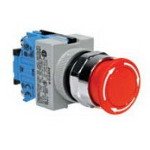 Idec AVW311-R Emergency Stop Push Button Switch - Heavy Duty Industrial Safety Switch for Machinery & Equipment Protection
