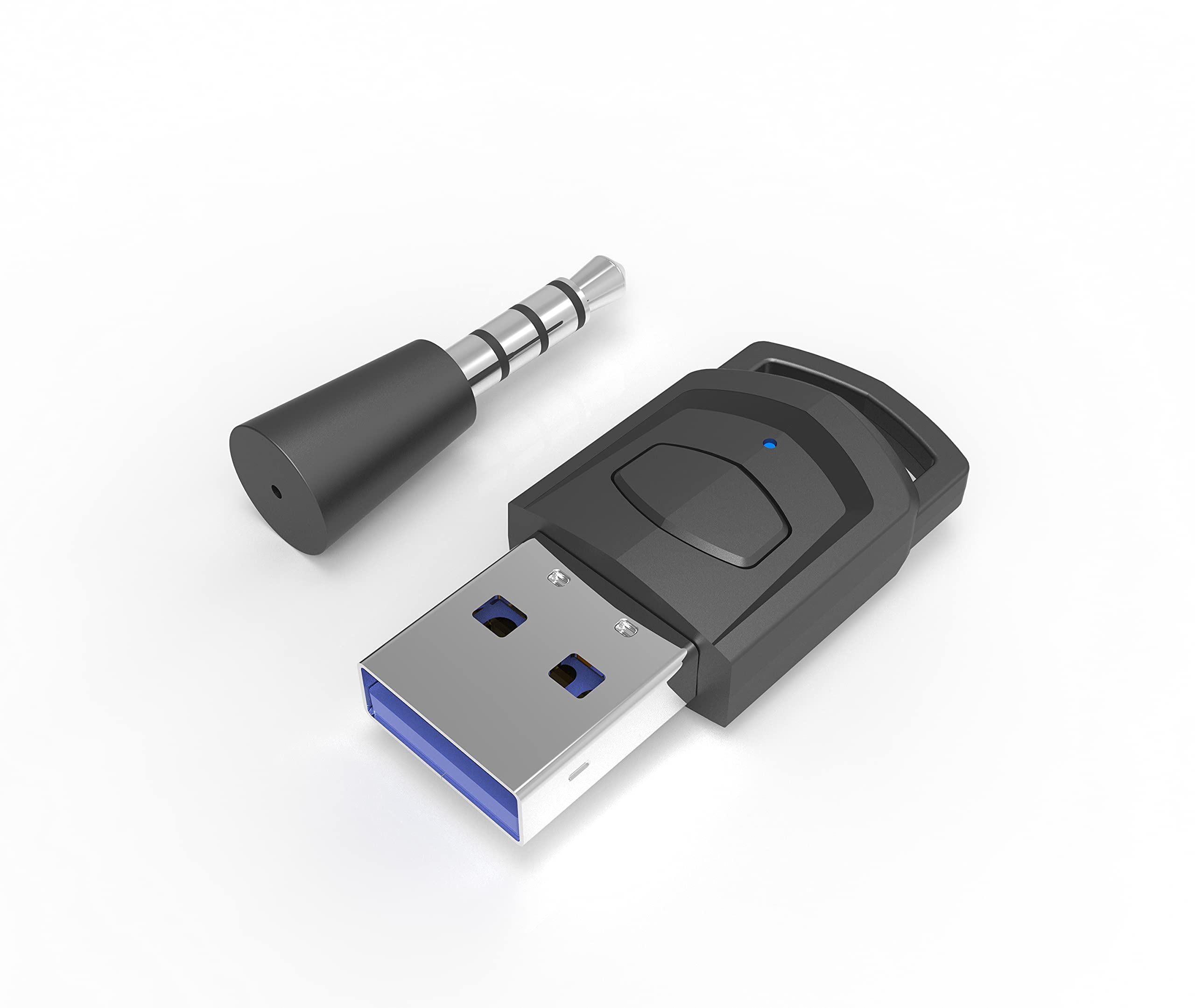 Wireless Bluetooth 5.0 Audio Adapter for Nintendo Switch & Lite - Low Latency 3.5mm Aux Transmitter Dongle Compatible with PS4/PC/Laptops & Bluetooth Devices | Perfect for Gaming, Streaming & Wireless Audio Experience